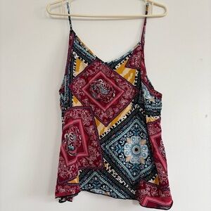 🎉4/30$🎉 Shein Curve Boho Print Cami - Size 2XL